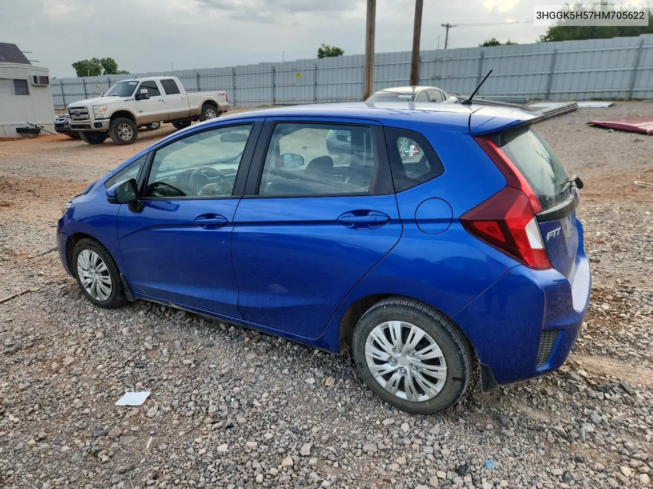 2017 Honda Fit Lx VIN: 3HGGK5H57HM705622 Lot: 65412165