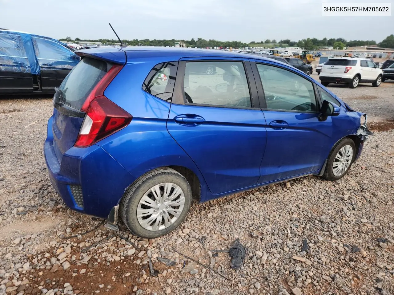 2017 Honda Fit Lx VIN: 3HGGK5H57HM705622 Lot: 65412165