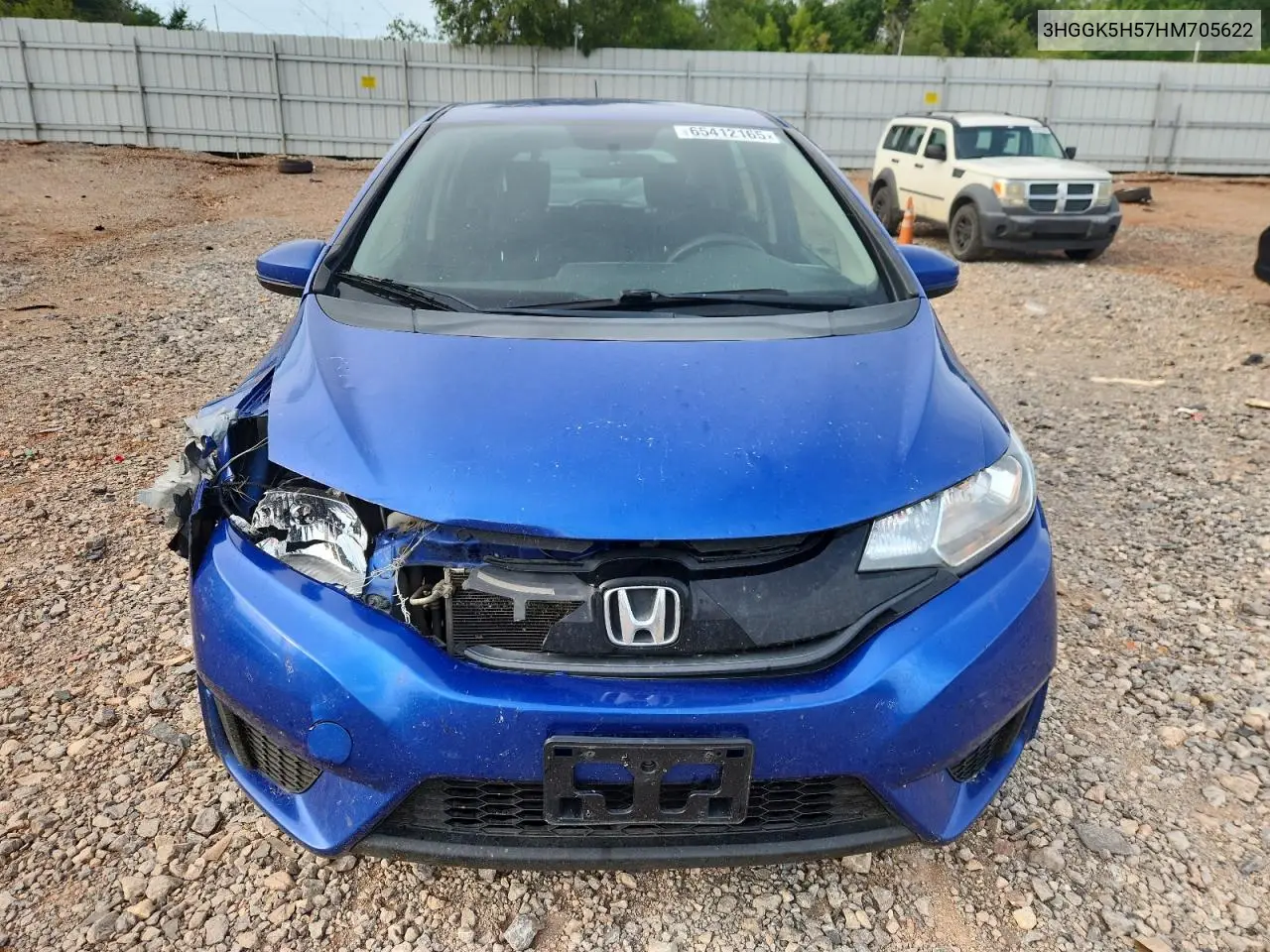2017 Honda Fit Lx VIN: 3HGGK5H57HM705622 Lot: 65412165