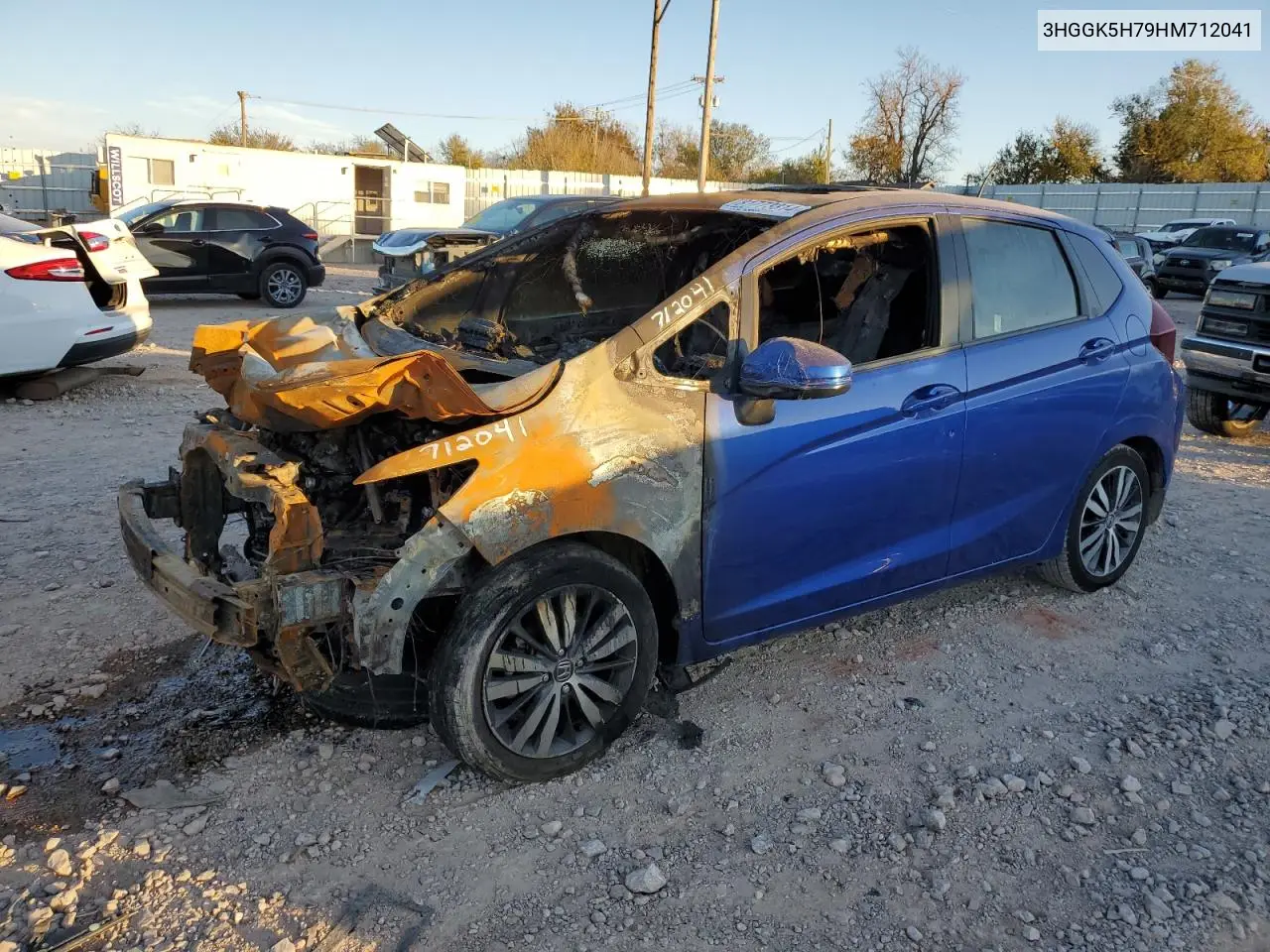 2017 Honda Fit Ex VIN: 3HGGK5H79HM712041 Lot: 81773314