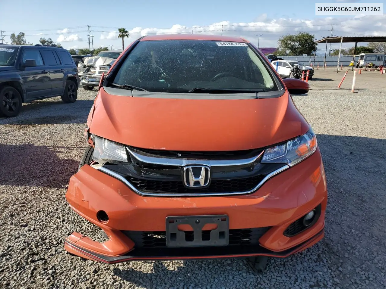 2018 Honda Fit Sport VIN: 3HGGK5G60JM711262 Lot: 54755125