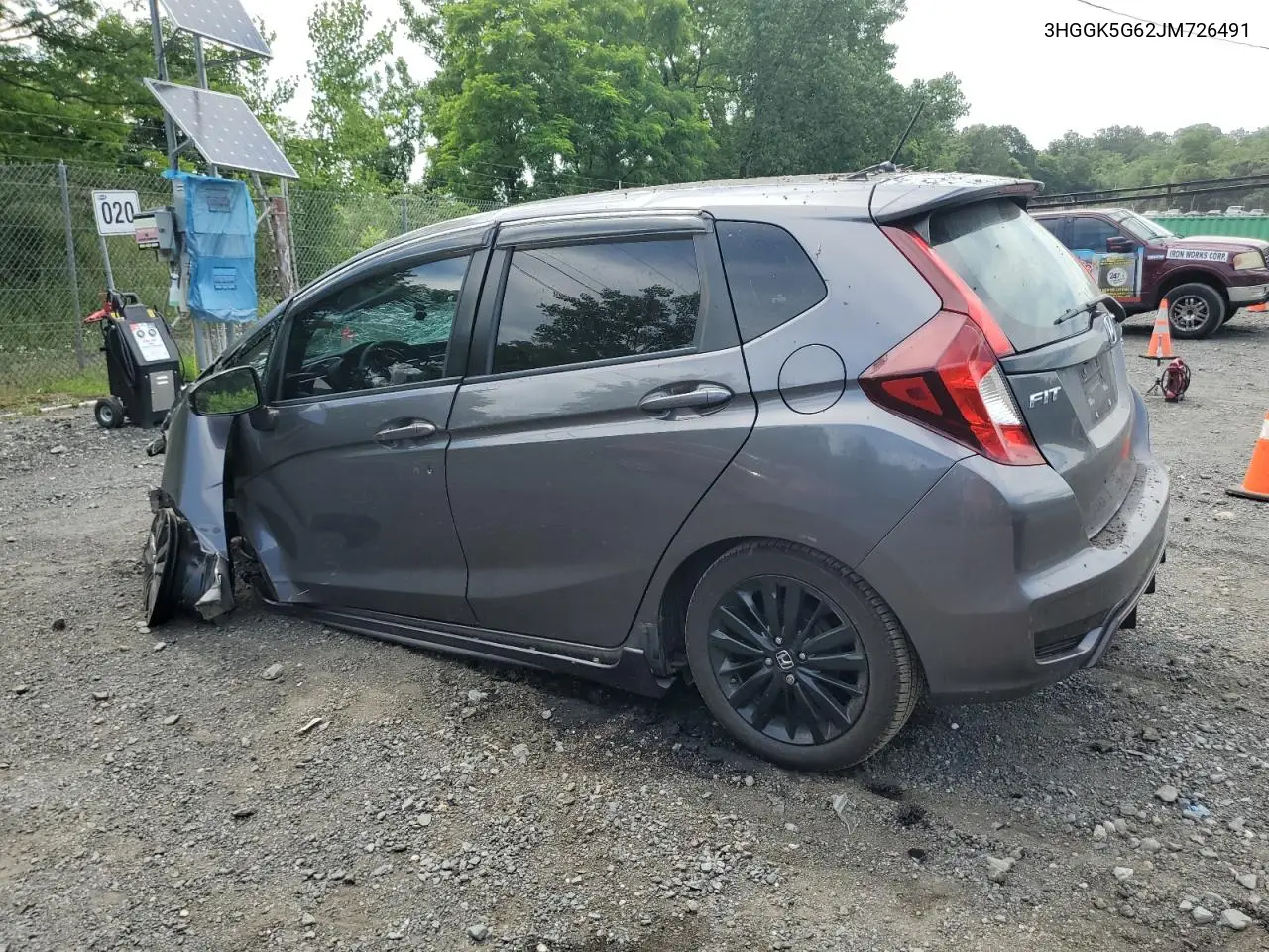 2018 Honda Fit Sport VIN: 3HGGK5G62JM726491 Lot: 62212175