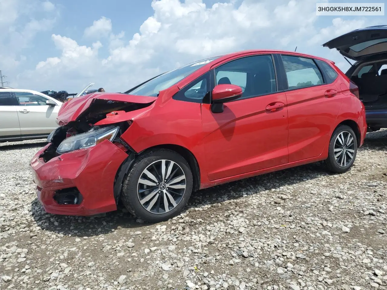 2018 Honda Fit Ex VIN: 3HGGK5H8XJM722561 Lot: 62837425