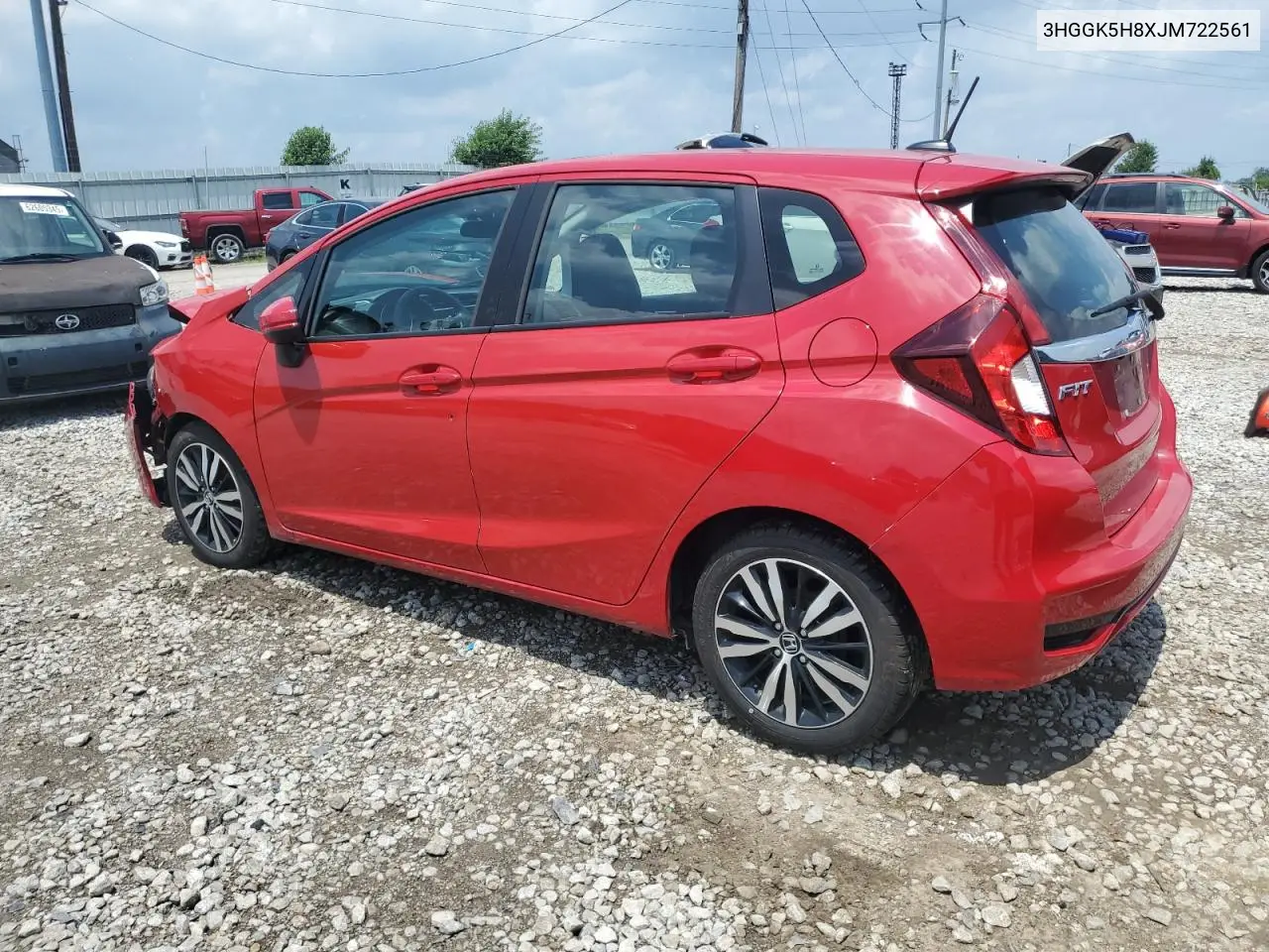 2018 Honda Fit Ex VIN: 3HGGK5H8XJM722561 Lot: 62837425