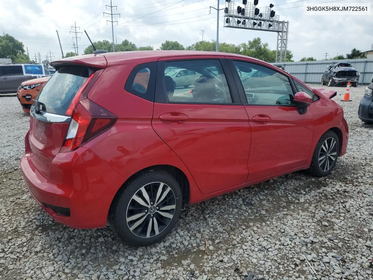 2018 Honda Fit Ex VIN: 3HGGK5H8XJM722561 Lot: 62837425