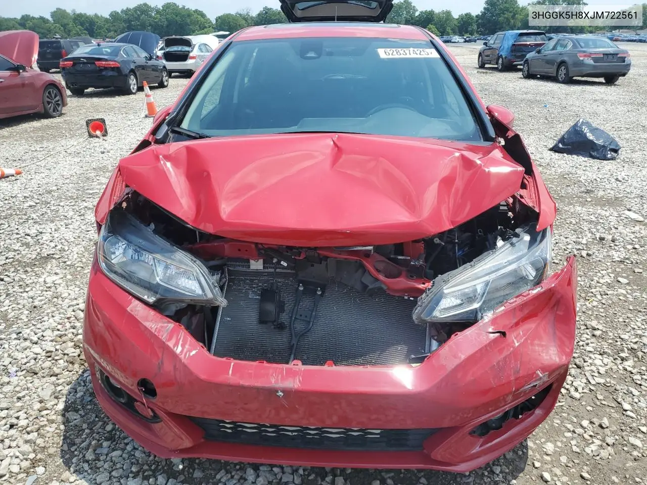 2018 Honda Fit Ex VIN: 3HGGK5H8XJM722561 Lot: 62837425