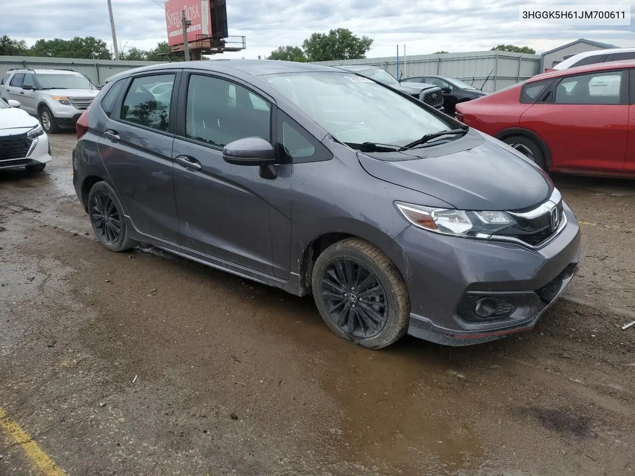 2018 Honda Fit Sport VIN: 3HGGK5H61JM700611 Lot: 62921395