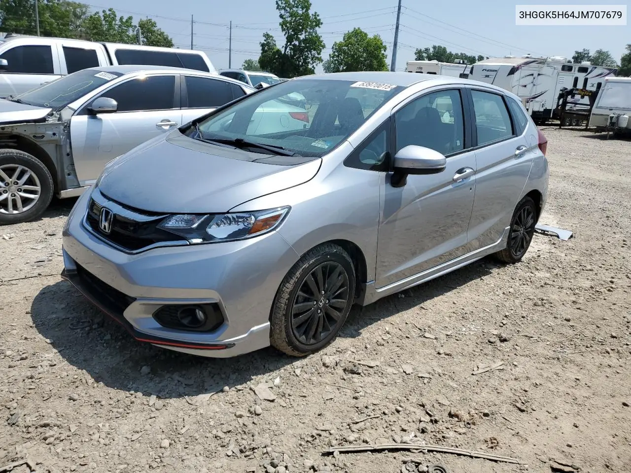 2018 Honda Fit Sport VIN: 3HGGK5H64JM707679 Lot: 63970015
