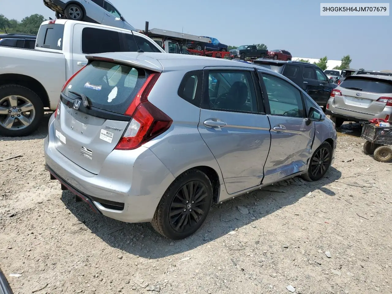 2018 Honda Fit Sport VIN: 3HGGK5H64JM707679 Lot: 63970015