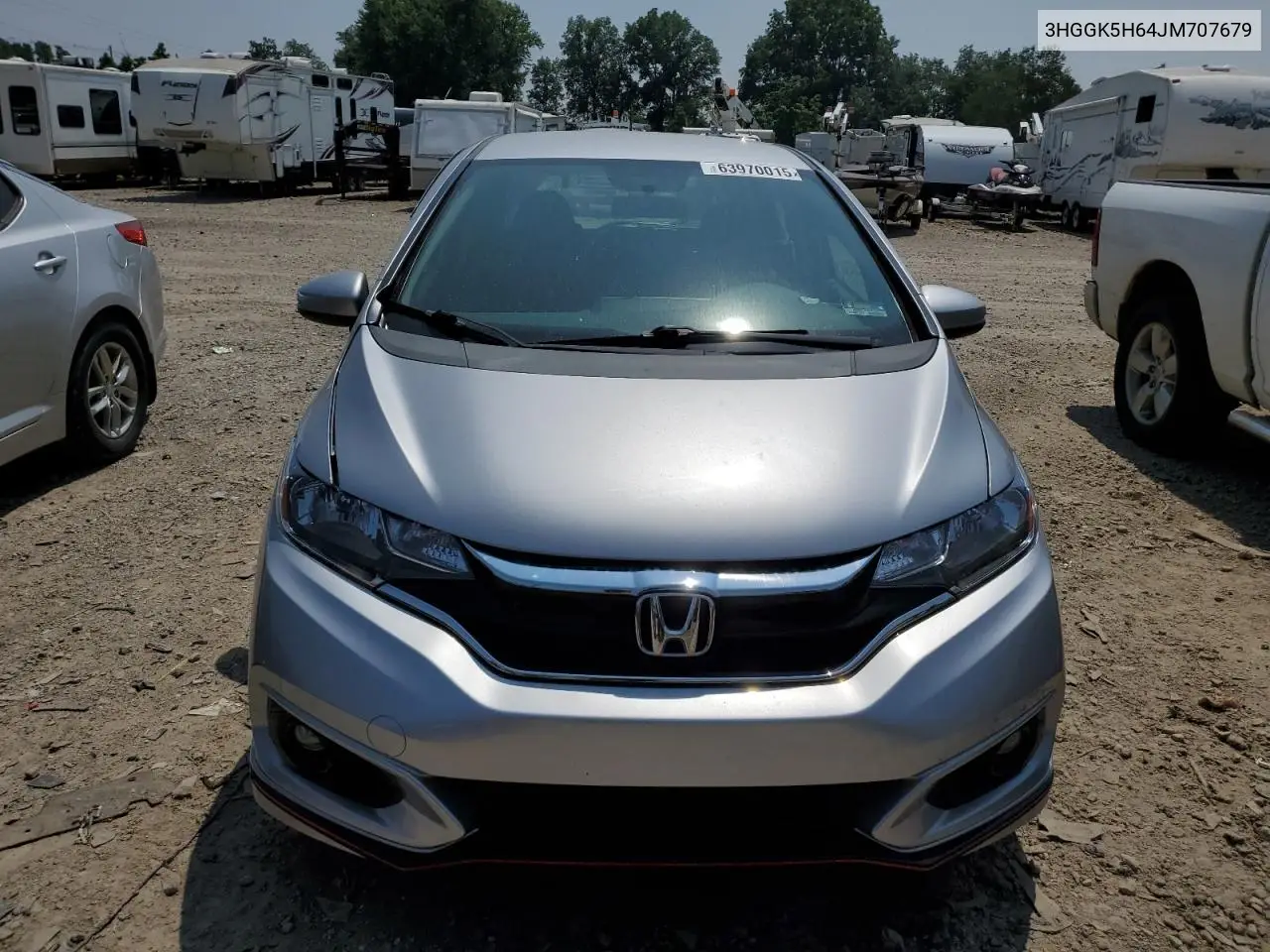 2018 Honda Fit Sport VIN: 3HGGK5H64JM707679 Lot: 63970015