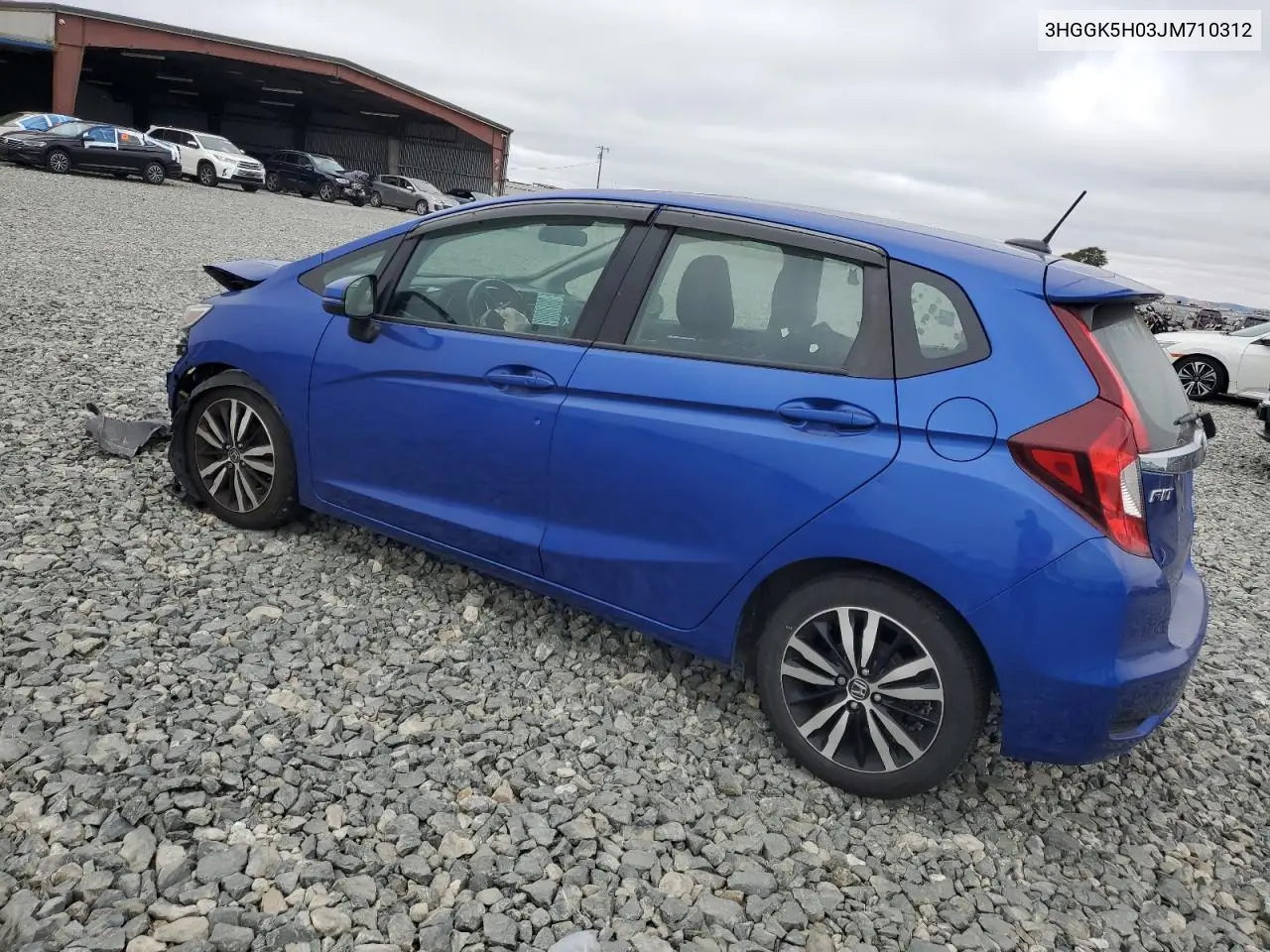 2018 Honda Fit Ex VIN: 3HGGK5H03JM710312 Lot: 64802745