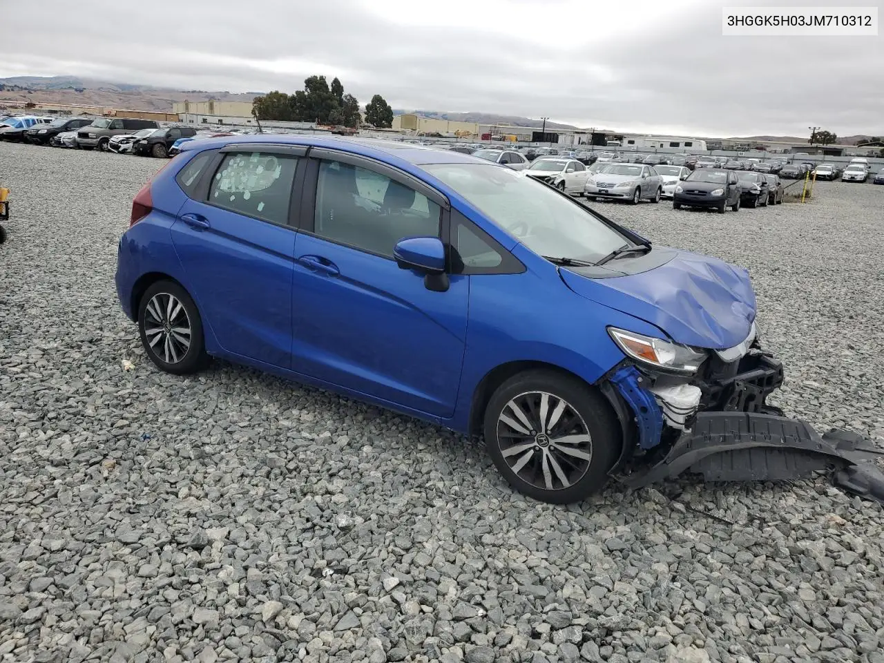 2018 Honda Fit Ex VIN: 3HGGK5H03JM710312 Lot: 64802745