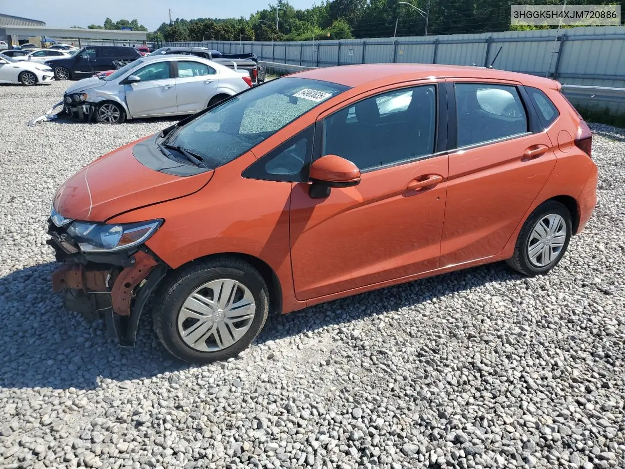 2018 Honda Fit Lx VIN: 3HGGK5H4XJM720886 Lot: 64983835