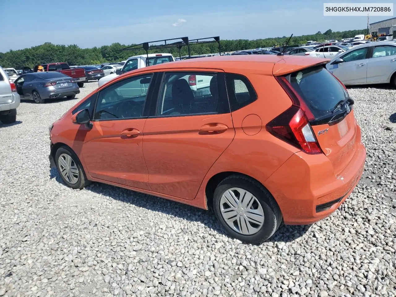 2018 Honda Fit Lx VIN: 3HGGK5H4XJM720886 Lot: 64983835
