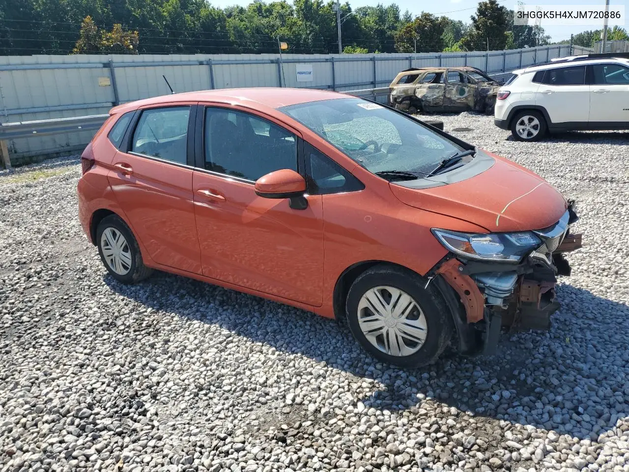 2018 Honda Fit Lx VIN: 3HGGK5H4XJM720886 Lot: 64983835