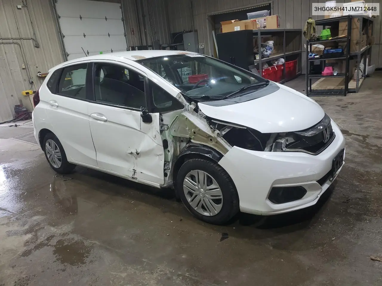 2018 Honda Fit Lx VIN: 3HGGK5H41JM712448 Lot: 65258465