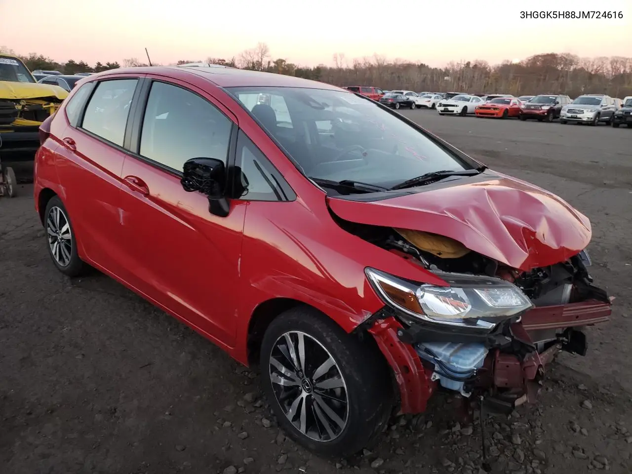 2018 Honda Fit Ex VIN: 3HGGK5H88JM724616 Lot: 79728594