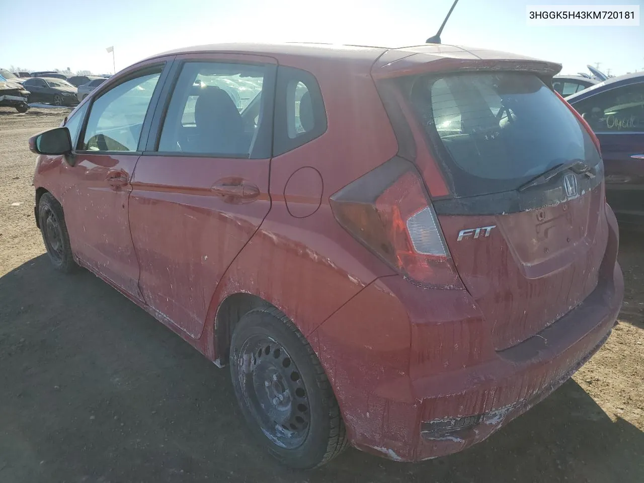 2019 Honda Fit Lx VIN: 3HGGK5H43KM720181 Lot: 42240415