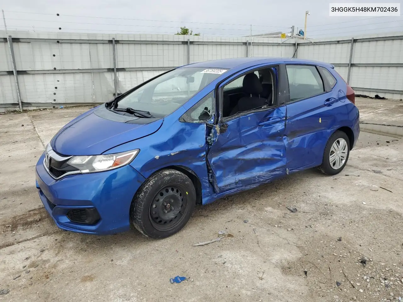 2019 Honda Fit Lx VIN: 3HGGK5H48KM702436 Lot: 56769205