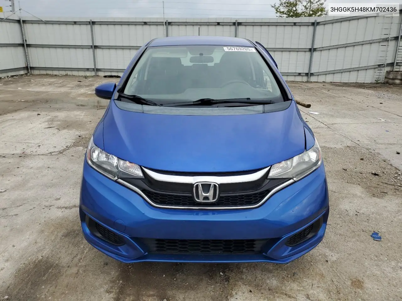 2019 Honda Fit Lx VIN: 3HGGK5H48KM702436 Lot: 56769205