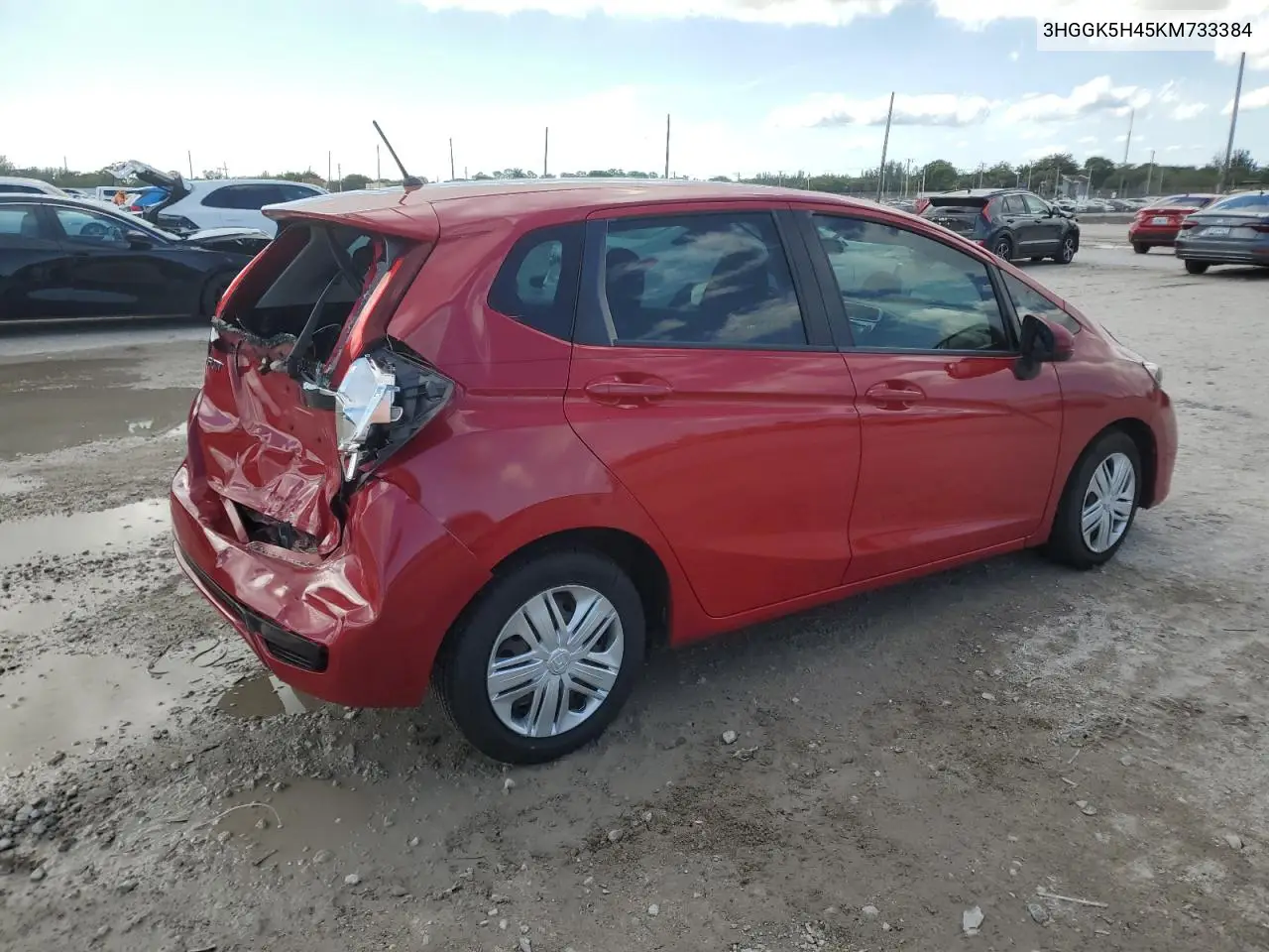 2019 Honda Fit Lx VIN: 3HGGK5H45KM733384 Lot: 56788695