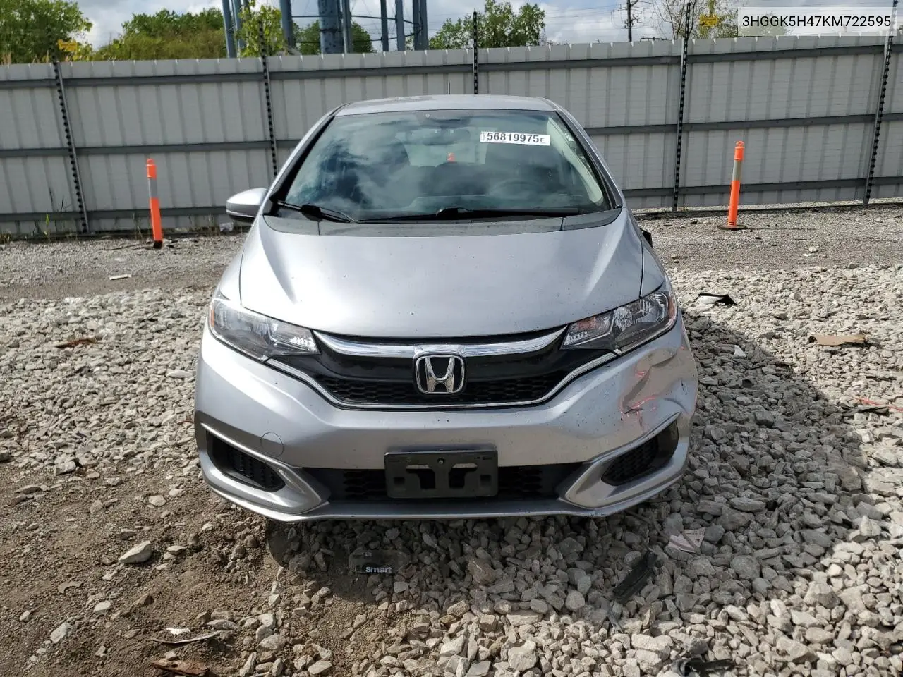 2019 Honda Fit Lx VIN: 3HGGK5H47KM722595 Lot: 56819975