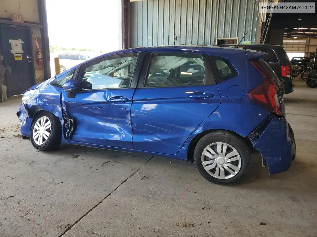 2019 Honda Fit Lx VIN: 3HGGK5H42KM741412 Lot: 59439435