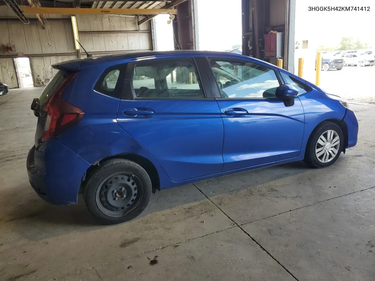 2019 Honda Fit Lx VIN: 3HGGK5H42KM741412 Lot: 59439435