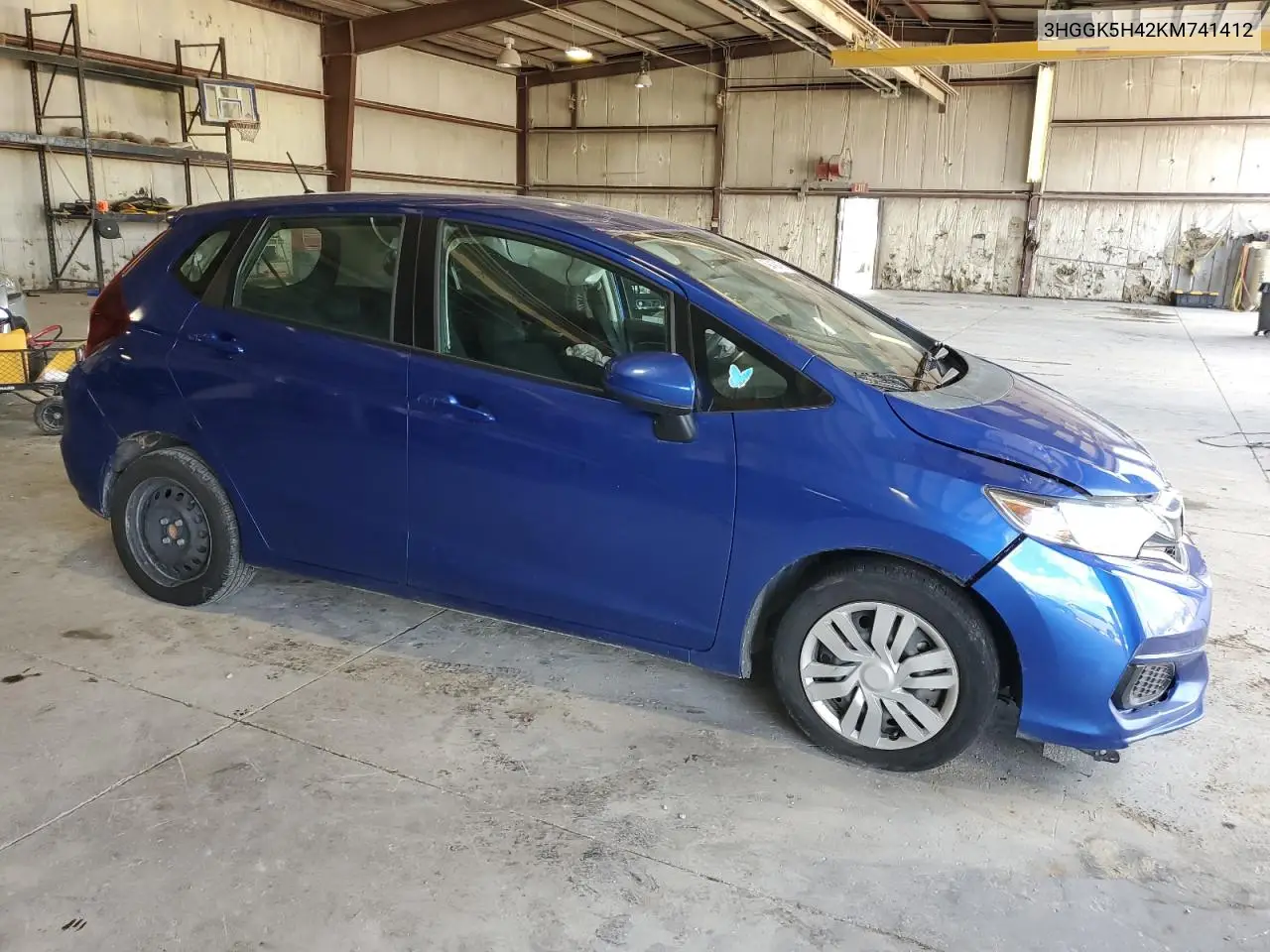 2019 Honda Fit Lx VIN: 3HGGK5H42KM741412 Lot: 59439435