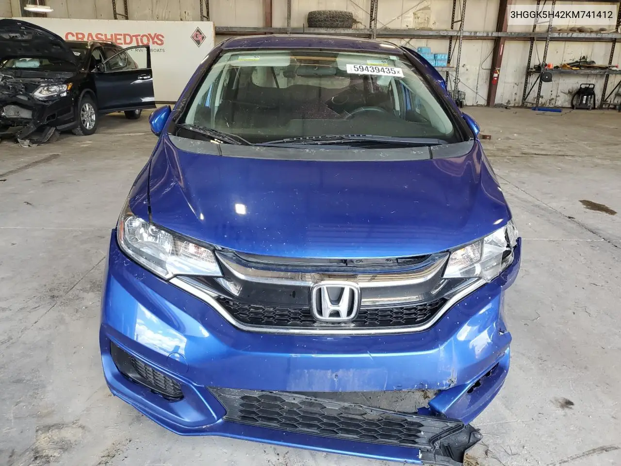 2019 Honda Fit Lx VIN: 3HGGK5H42KM741412 Lot: 59439435