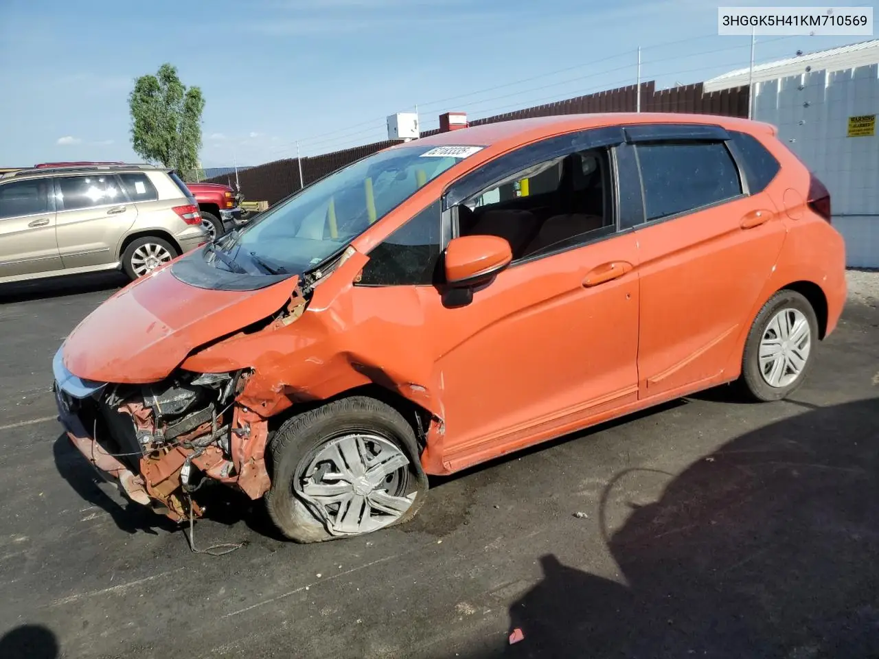 2019 Honda Fit Lx VIN: 3HGGK5H41KM710569 Lot: 62183335