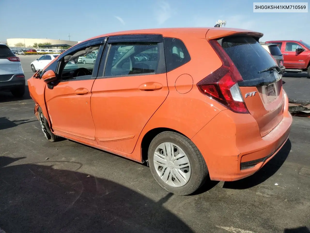 2019 Honda Fit Lx VIN: 3HGGK5H41KM710569 Lot: 62183335