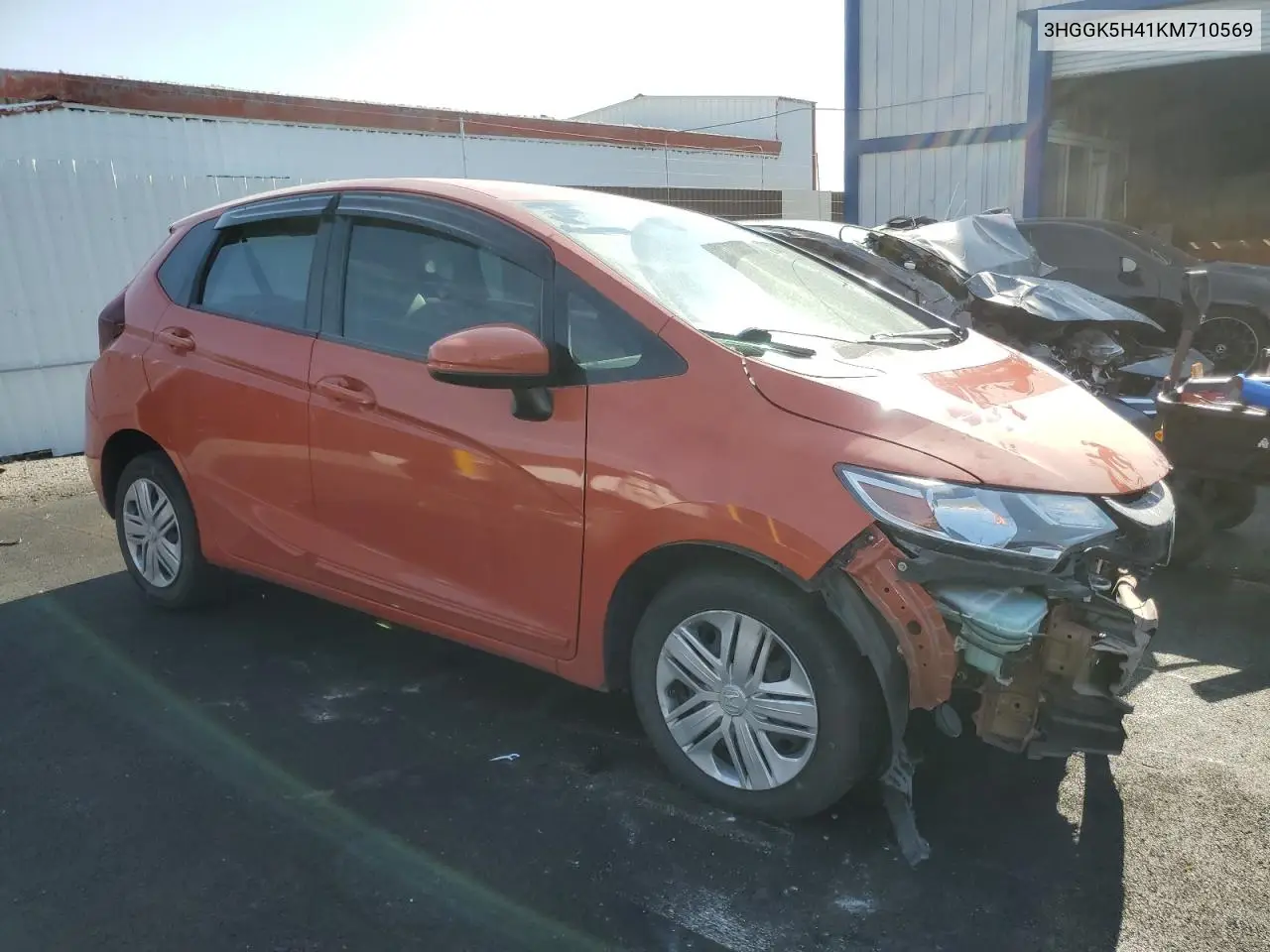 2019 Honda Fit Lx VIN: 3HGGK5H41KM710569 Lot: 62183335