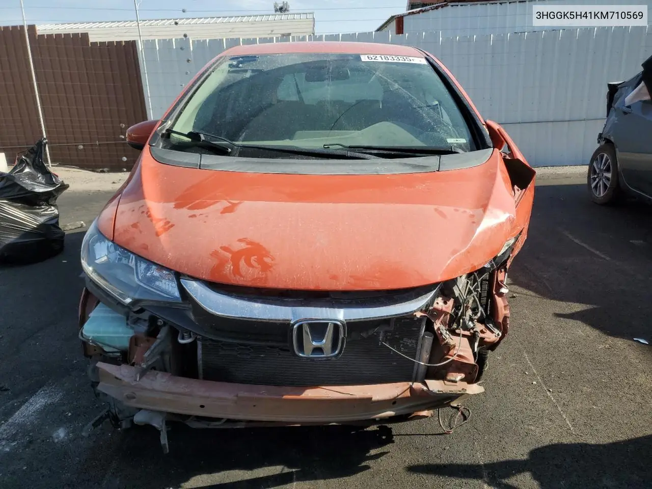 2019 Honda Fit Lx VIN: 3HGGK5H41KM710569 Lot: 62183335