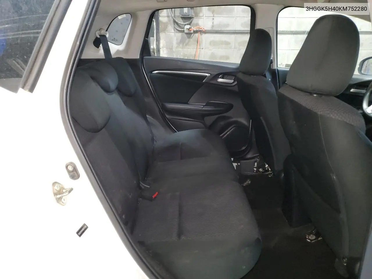 2019 Honda Fit Lx VIN: 3HGGK5H40KM752280 Lot: 63123685