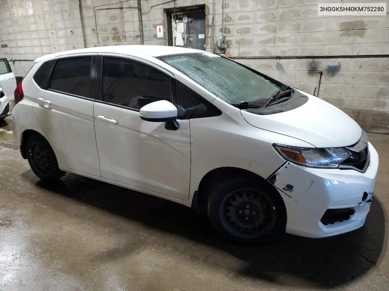2019 Honda Fit Lx VIN: 3HGGK5H40KM752280 Lot: 63123685