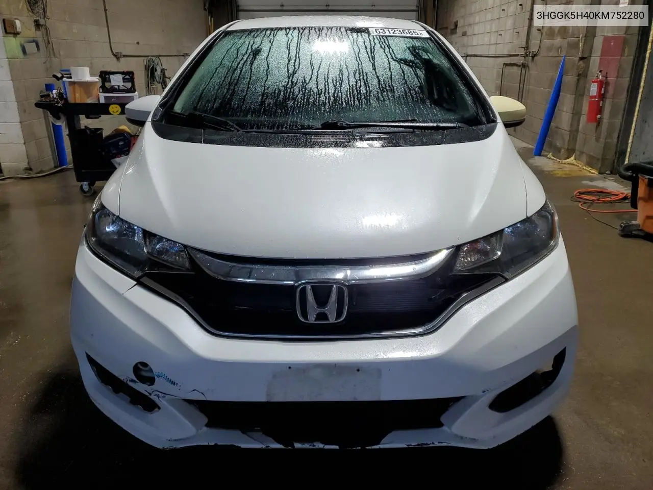 2019 Honda Fit Lx VIN: 3HGGK5H40KM752280 Lot: 63123685
