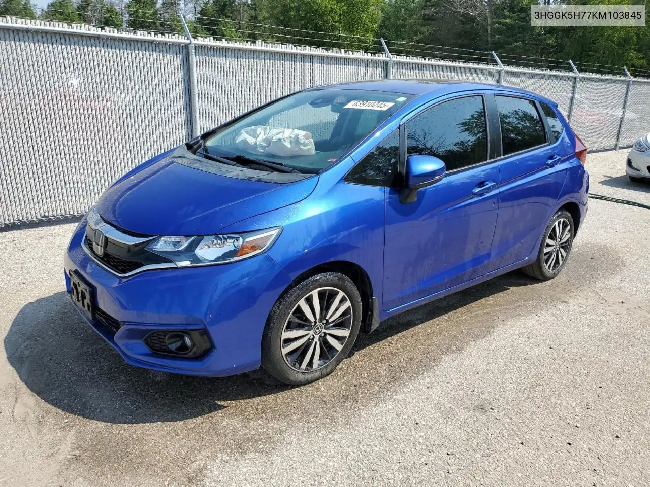 2019 Honda Fit Sport VIN: 3HGGK5H77KM103845 Lot: 63910245