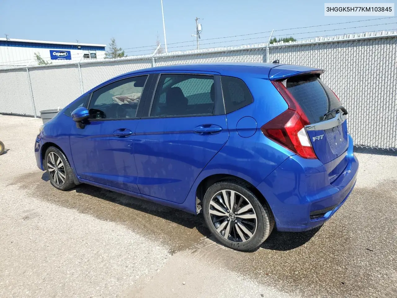 2019 Honda Fit Sport VIN: 3HGGK5H77KM103845 Lot: 63910245