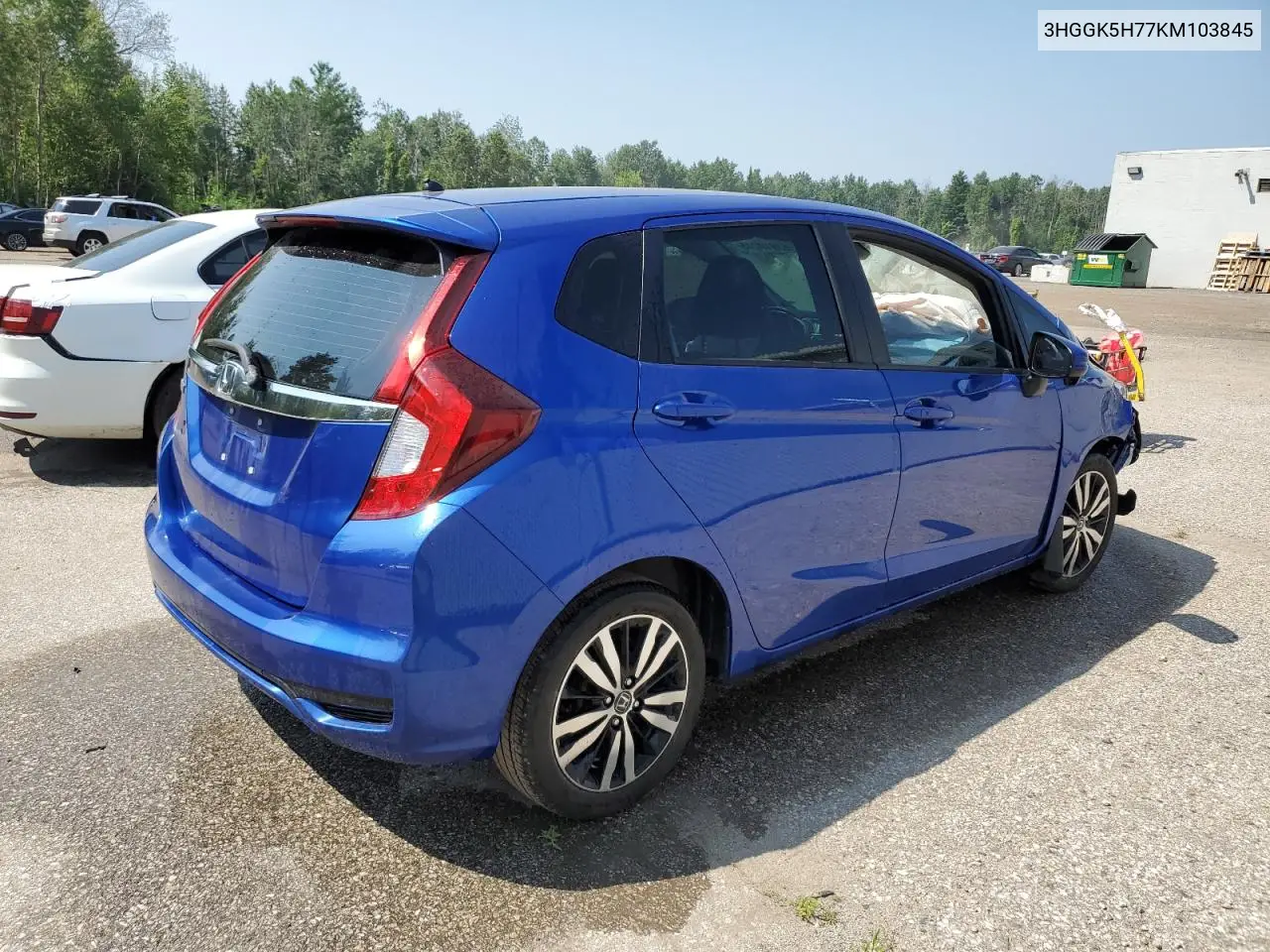2019 Honda Fit Sport VIN: 3HGGK5H77KM103845 Lot: 63910245