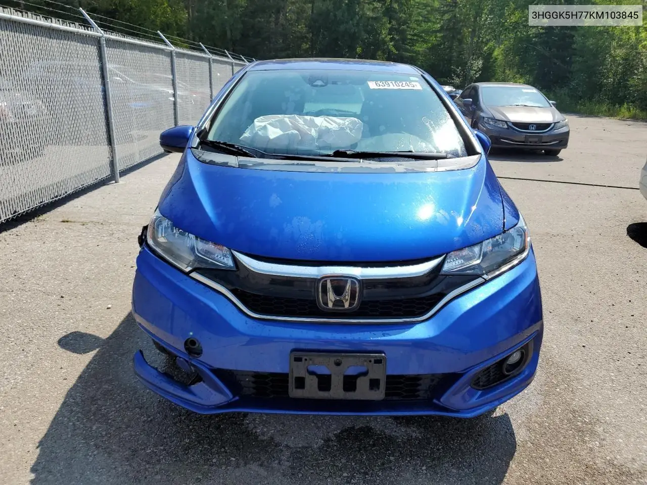 2019 Honda Fit Sport VIN: 3HGGK5H77KM103845 Lot: 63910245
