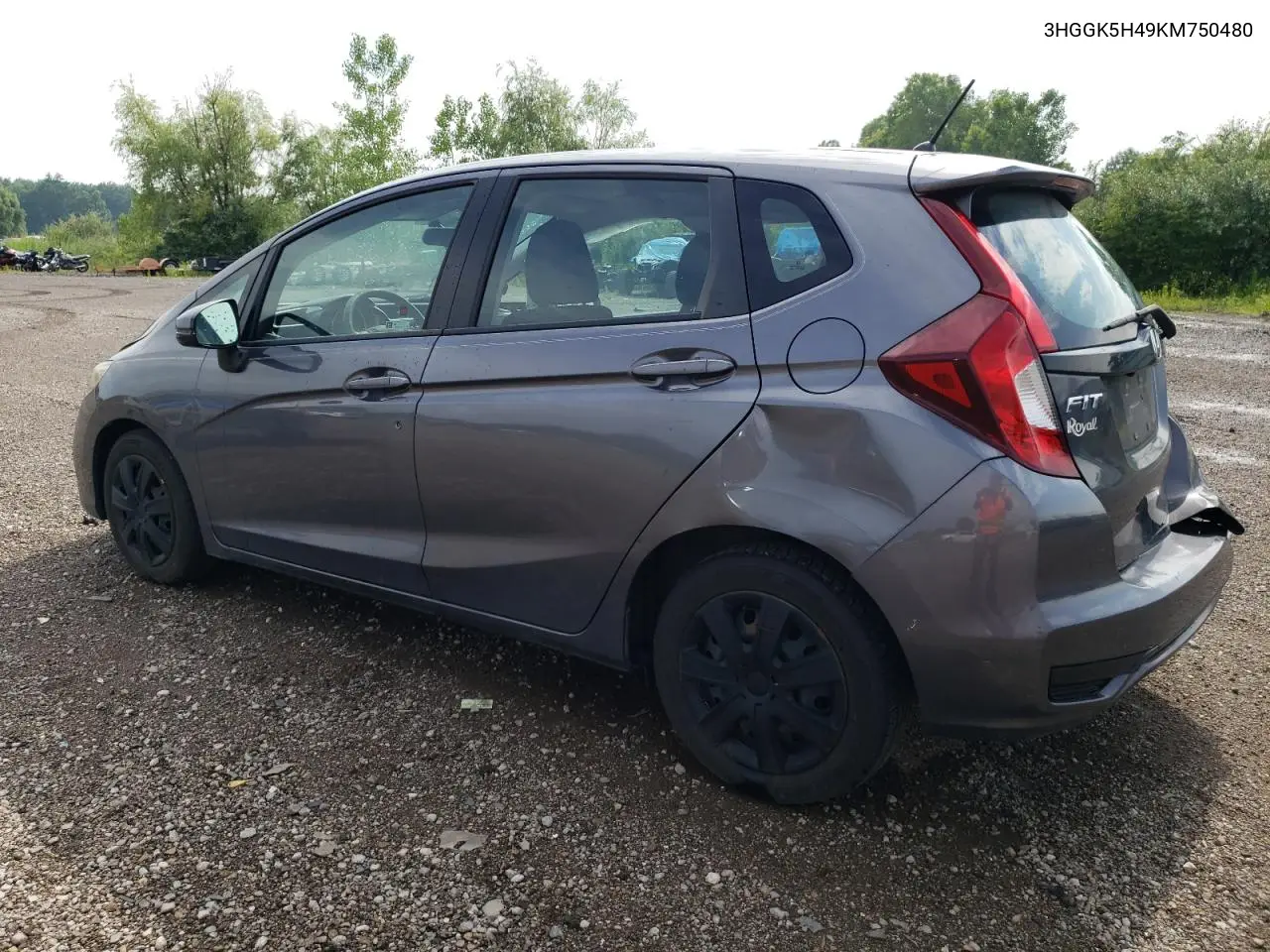 2019 Honda Fit Lx VIN: 3HGGK5H49KM750480 Lot: 63915455