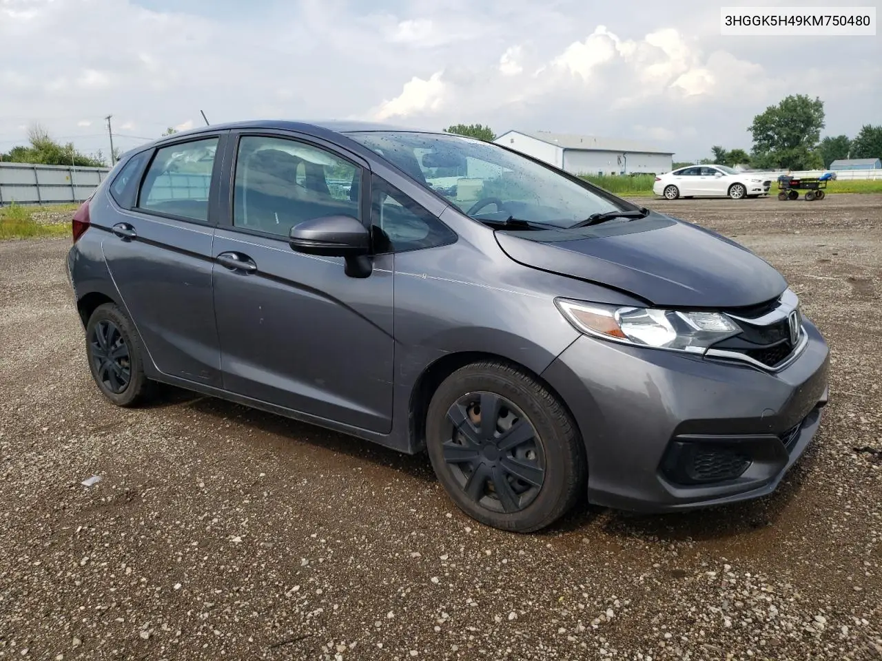 2019 Honda Fit Lx VIN: 3HGGK5H49KM750480 Lot: 63915455