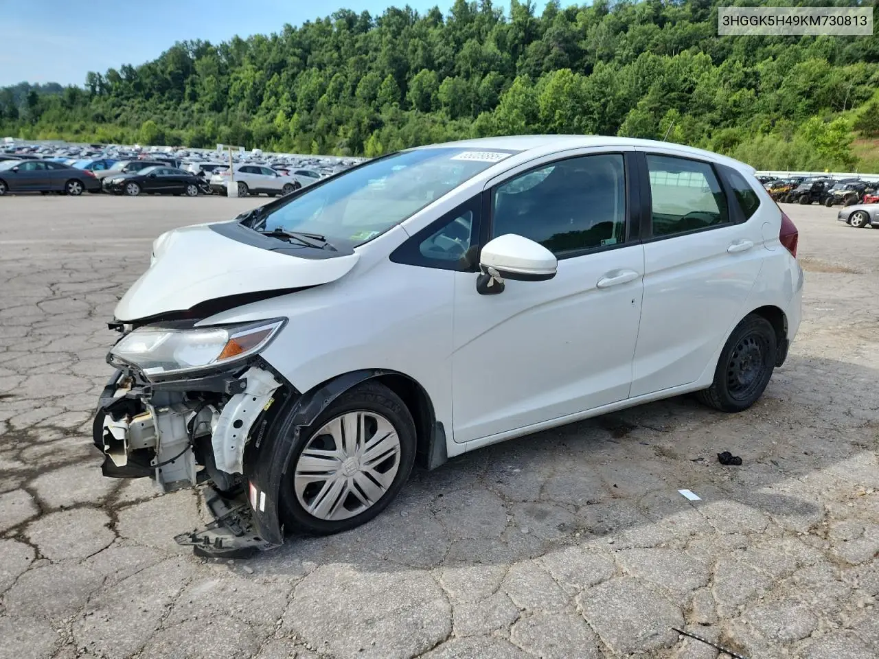 2019 Honda Fit Lx VIN: 3HGGK5H49KM730813 Lot: 65009885