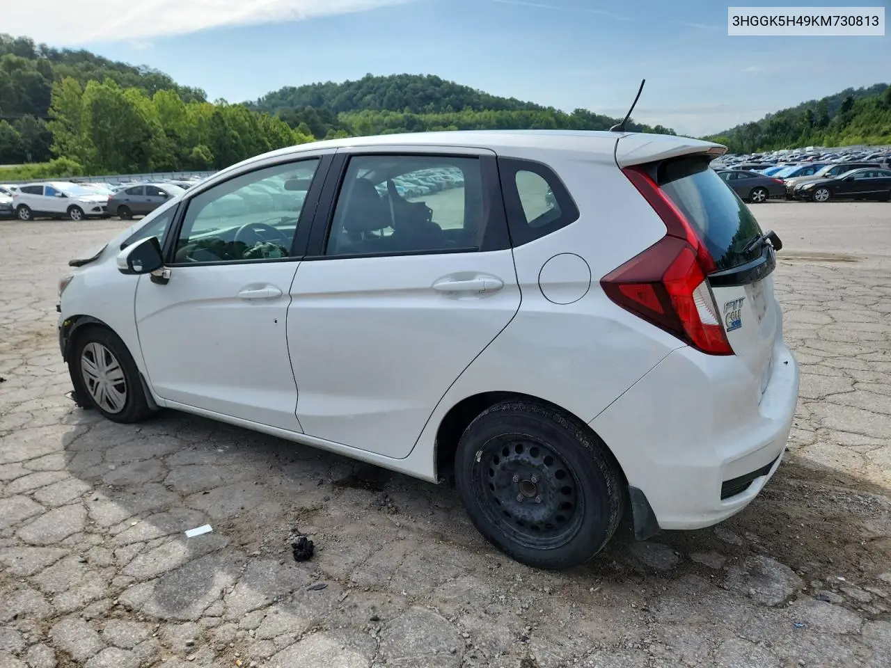 2019 Honda Fit Lx VIN: 3HGGK5H49KM730813 Lot: 65009885