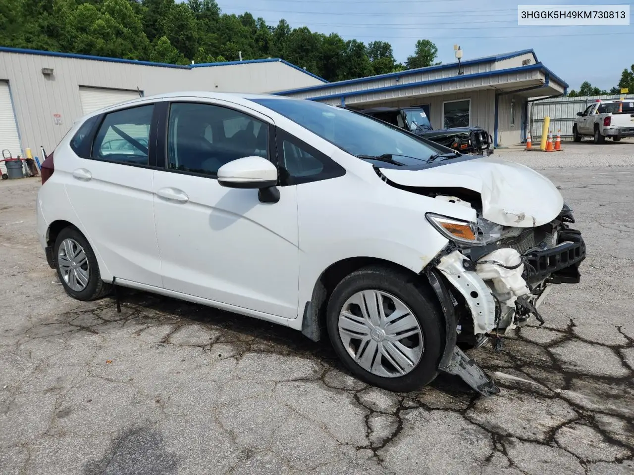 2019 Honda Fit Lx VIN: 3HGGK5H49KM730813 Lot: 65009885