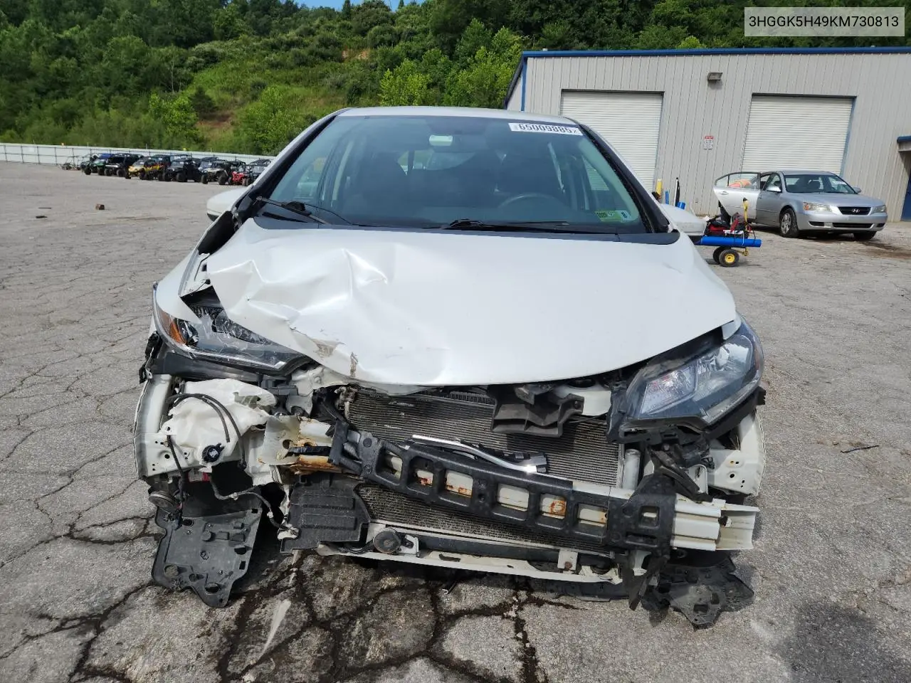 2019 Honda Fit Lx VIN: 3HGGK5H49KM730813 Lot: 65009885