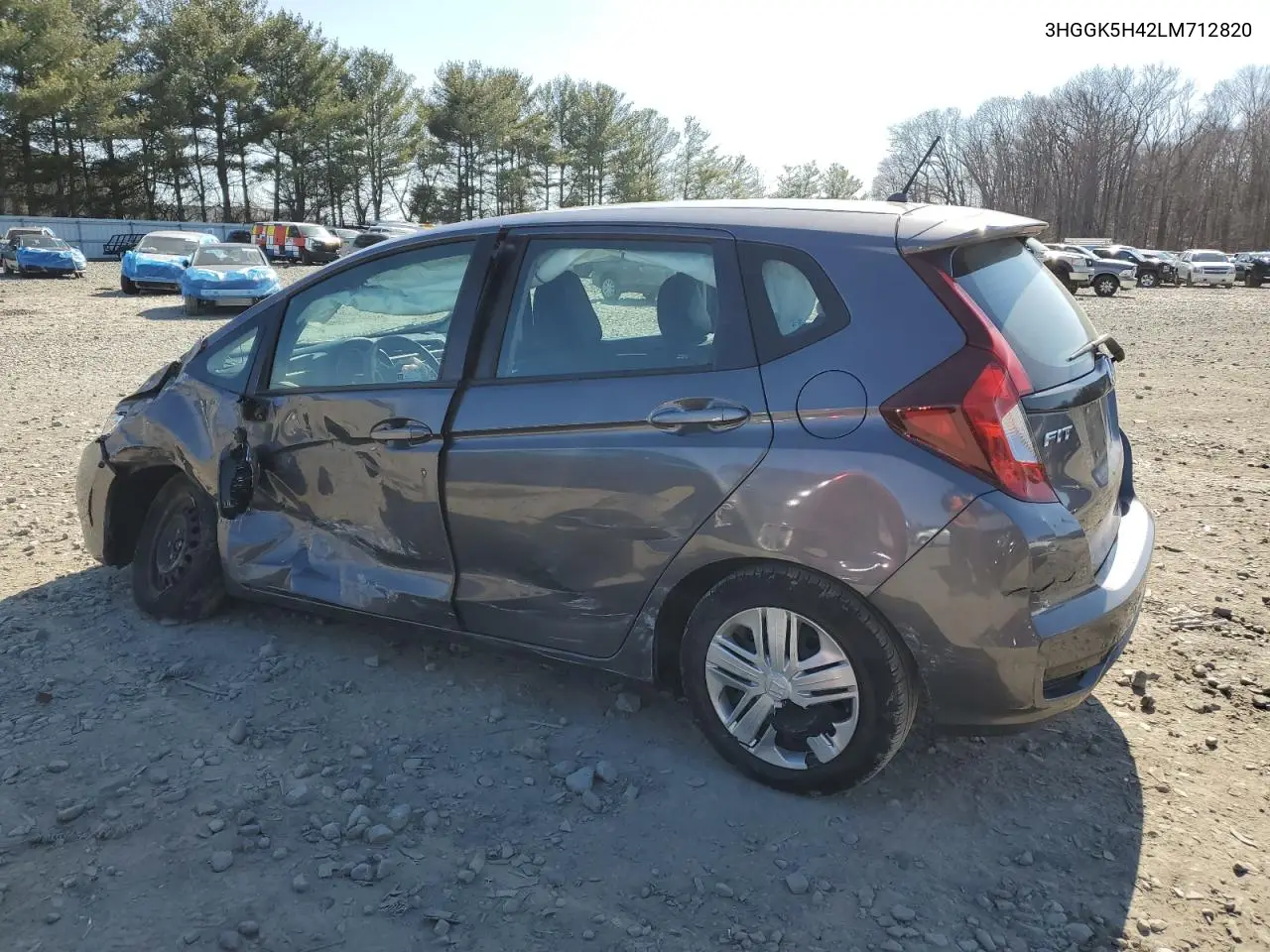 2020 Honda Fit Lx VIN: 3HGGK5H42LM712820 Lot: 48401985