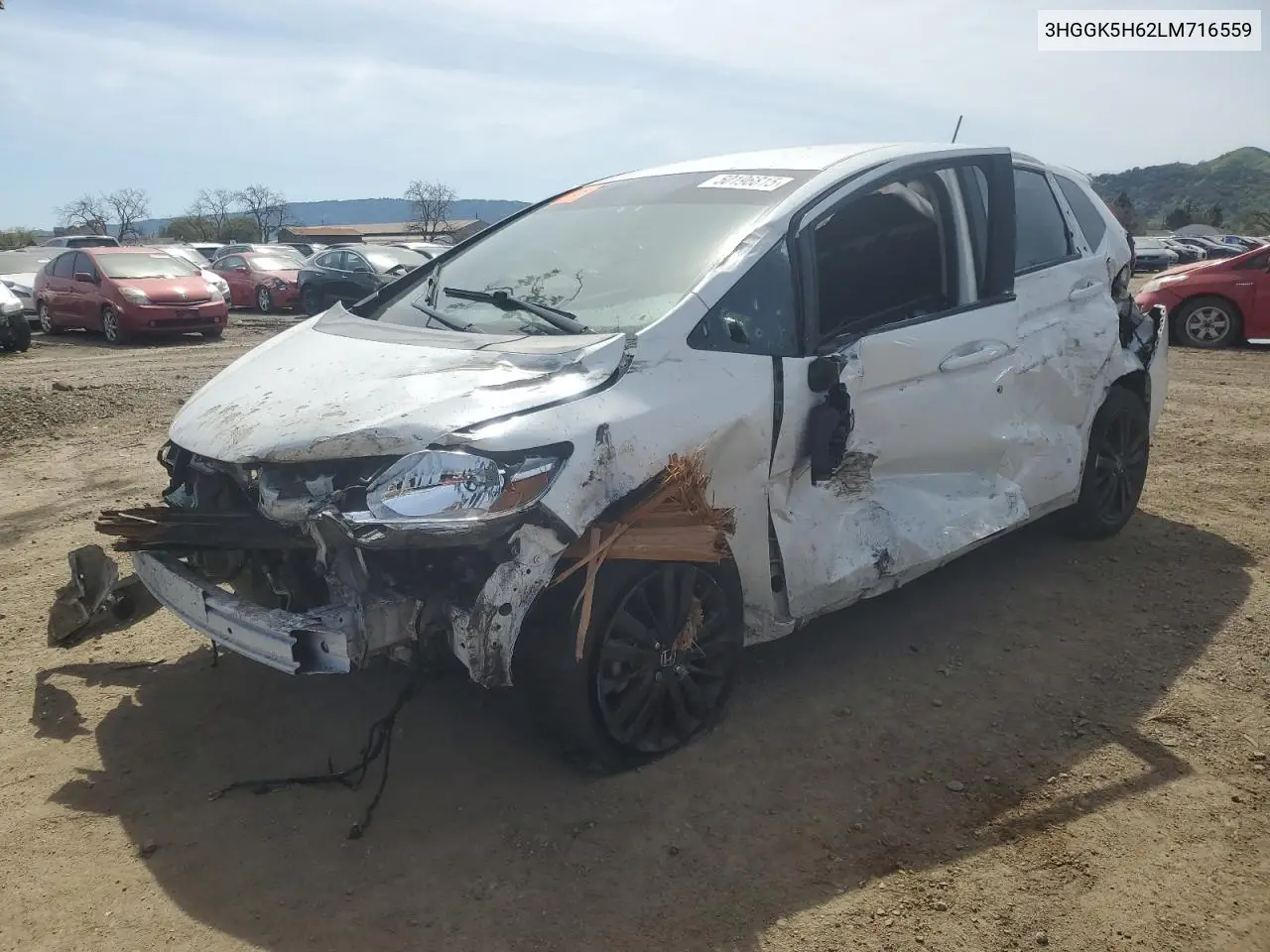 2020 Honda Fit Sport VIN: 3HGGK5H62LM716559 Lot: 50196815