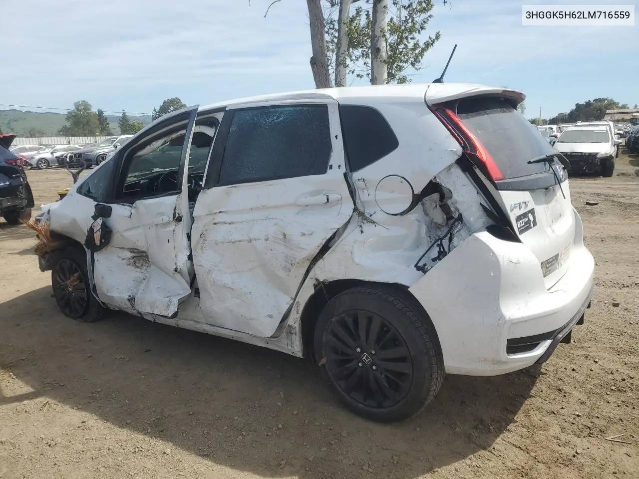 2020 Honda Fit Sport VIN: 3HGGK5H62LM716559 Lot: 50196815